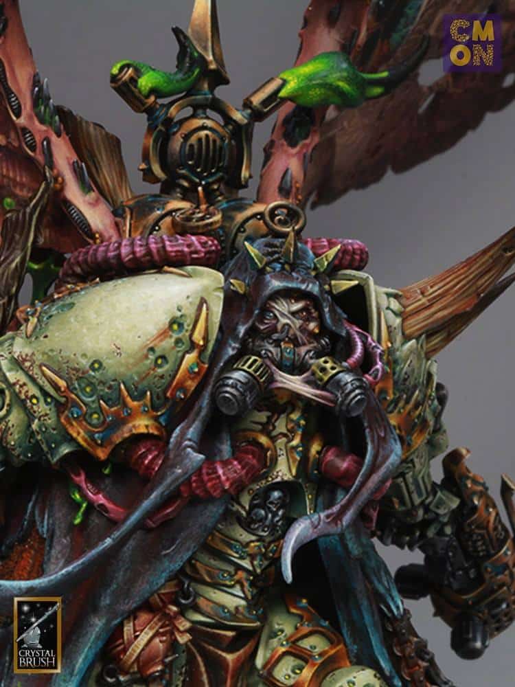 Mortarions Face, Feet and Hood