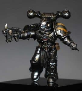 How to Paint an Iron Warrior in True Metallic Metals and Contrast Paint