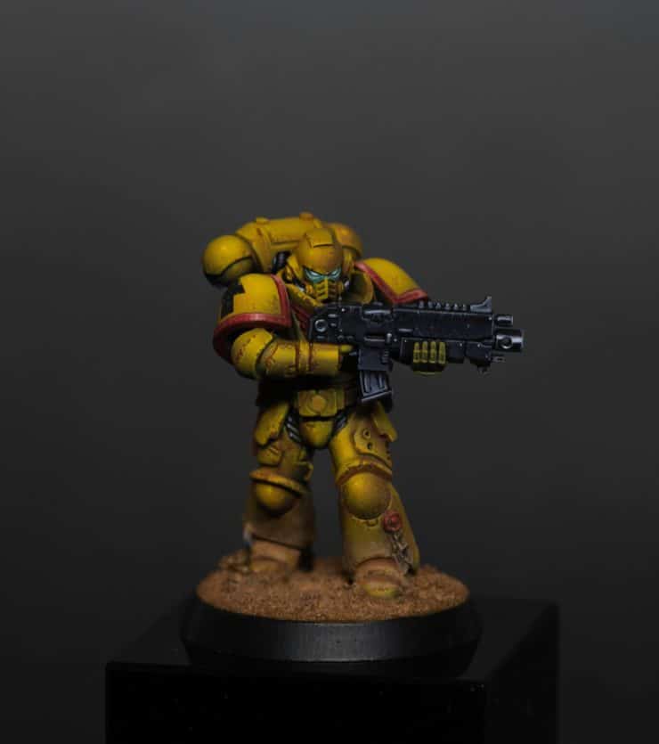 How to Paint Yellow Marines