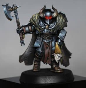 How to Paint a Chaos Warrior from Slaves to Darkness