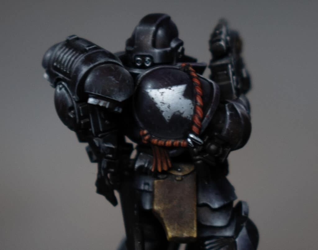 Shoulder Pad Tactical Marking for a Space Marine
