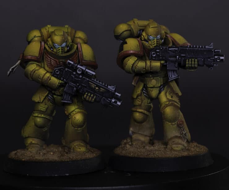 Paint an Imperial Fist Space Marine