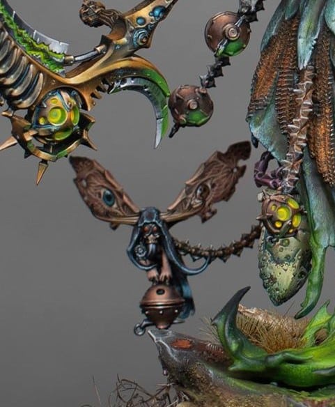 How to Paint Freehand Tiny Nurgle Wings