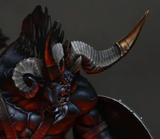 How to Paint an Ogroid Head, Horns and NMM