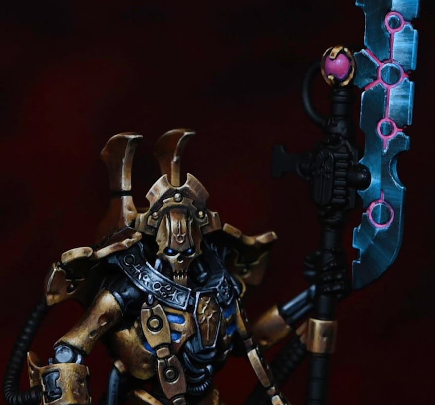 Necron Gold Overlord