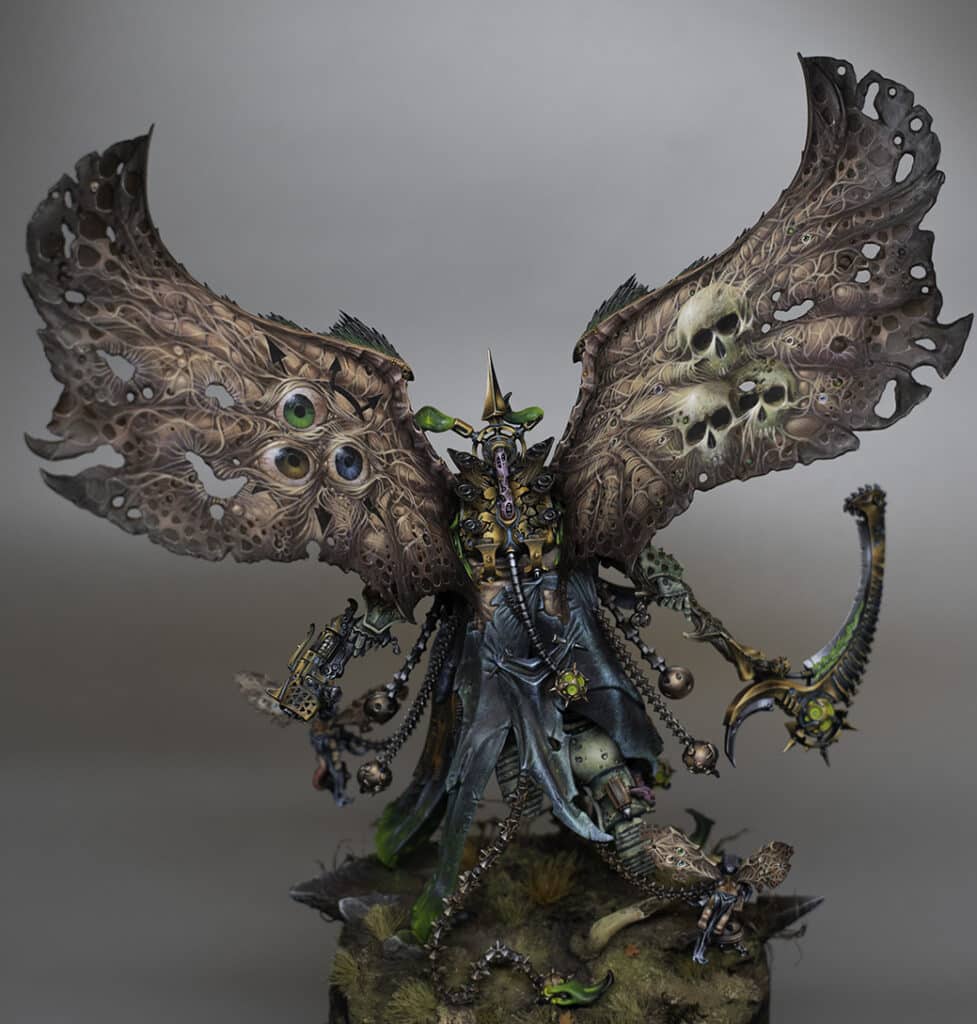 Mortarion close up wings
