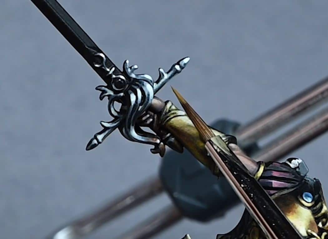 How to Paint Sigvald Sword Hilt in NMM Silver
