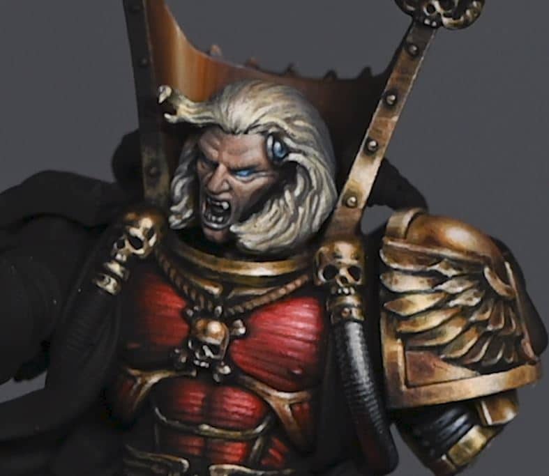 How to Paint Mephiston’s Head to Display Standard