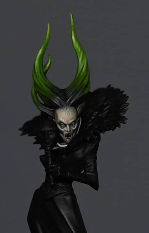 How to paint Undead Vampire Skin and Crazy Hair