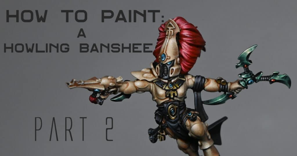 How to Paint a Howling Banshee Triskele Weapon