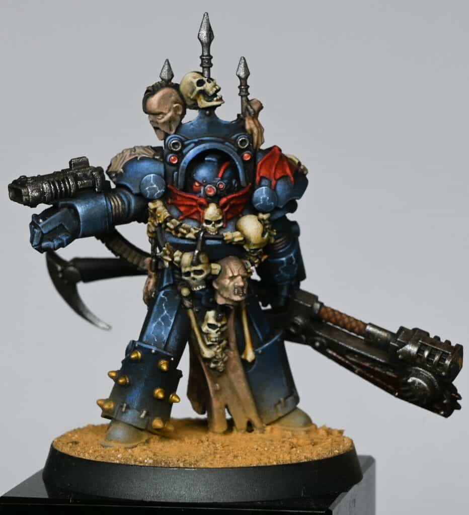 how to paint a Night Lords Praetor
