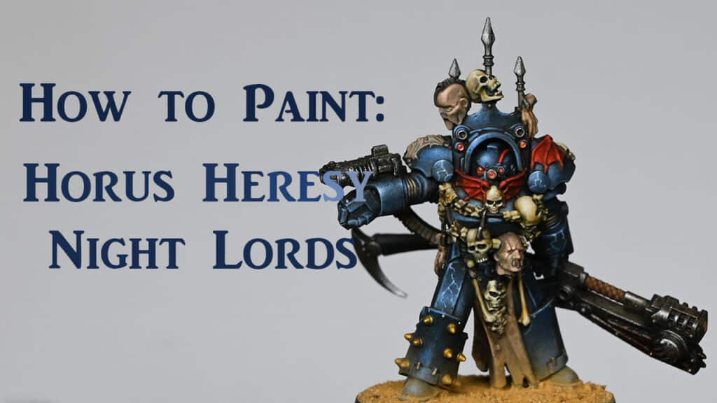 Free Video Tutorial: How to Paint a Night Lords Praetor for Horus Heresy