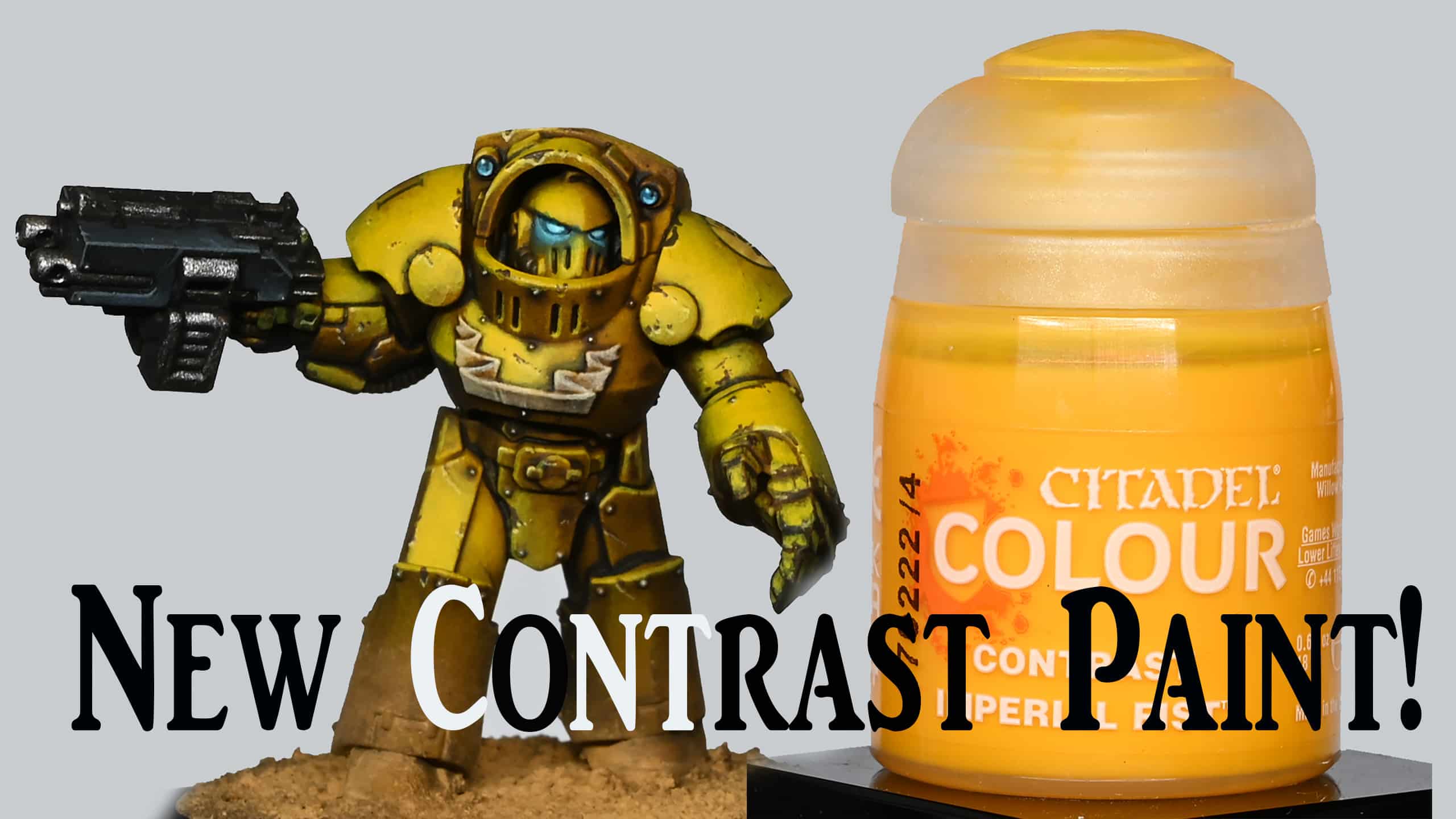 Citadel Contrast Paints - Undercoat Wraith Bone vs White Primer 