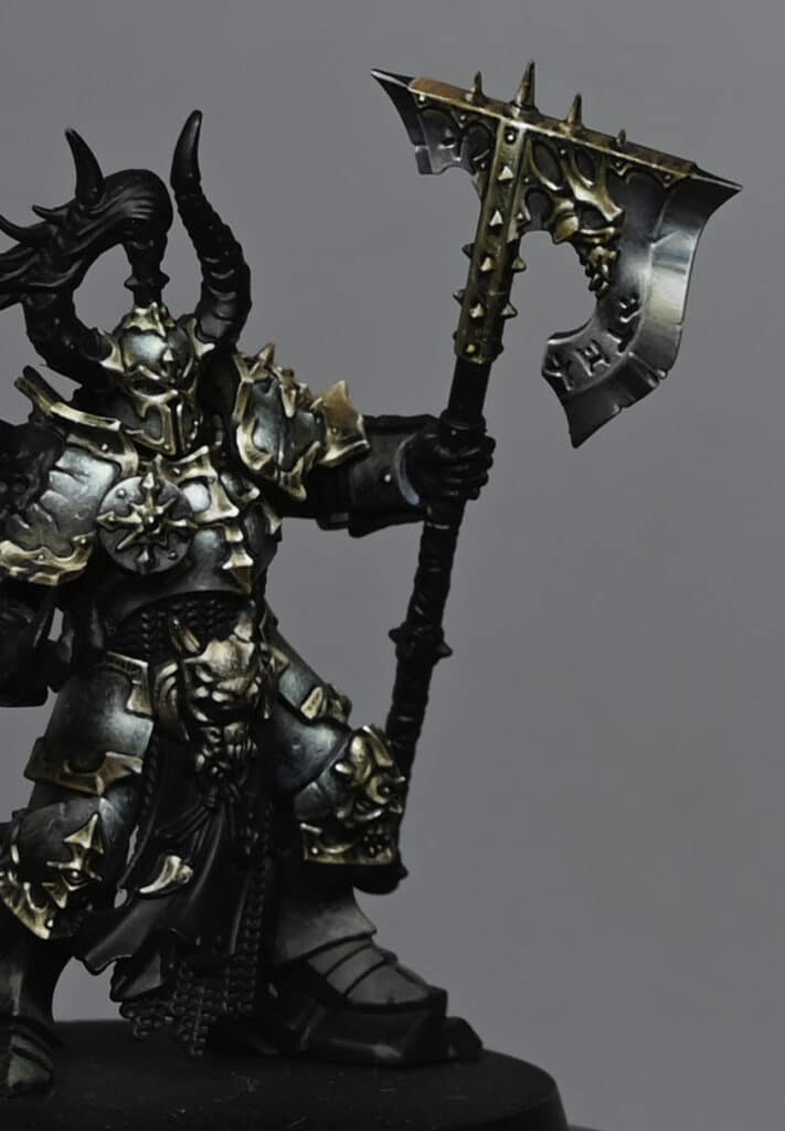 how to paint the the Chaos Champion from the Slaves to Darkness
