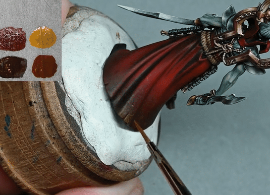 How to Paint Dirt on a Robe