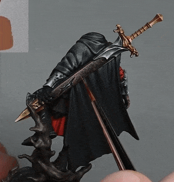 How to Paint a Cracked Leather Scabbard