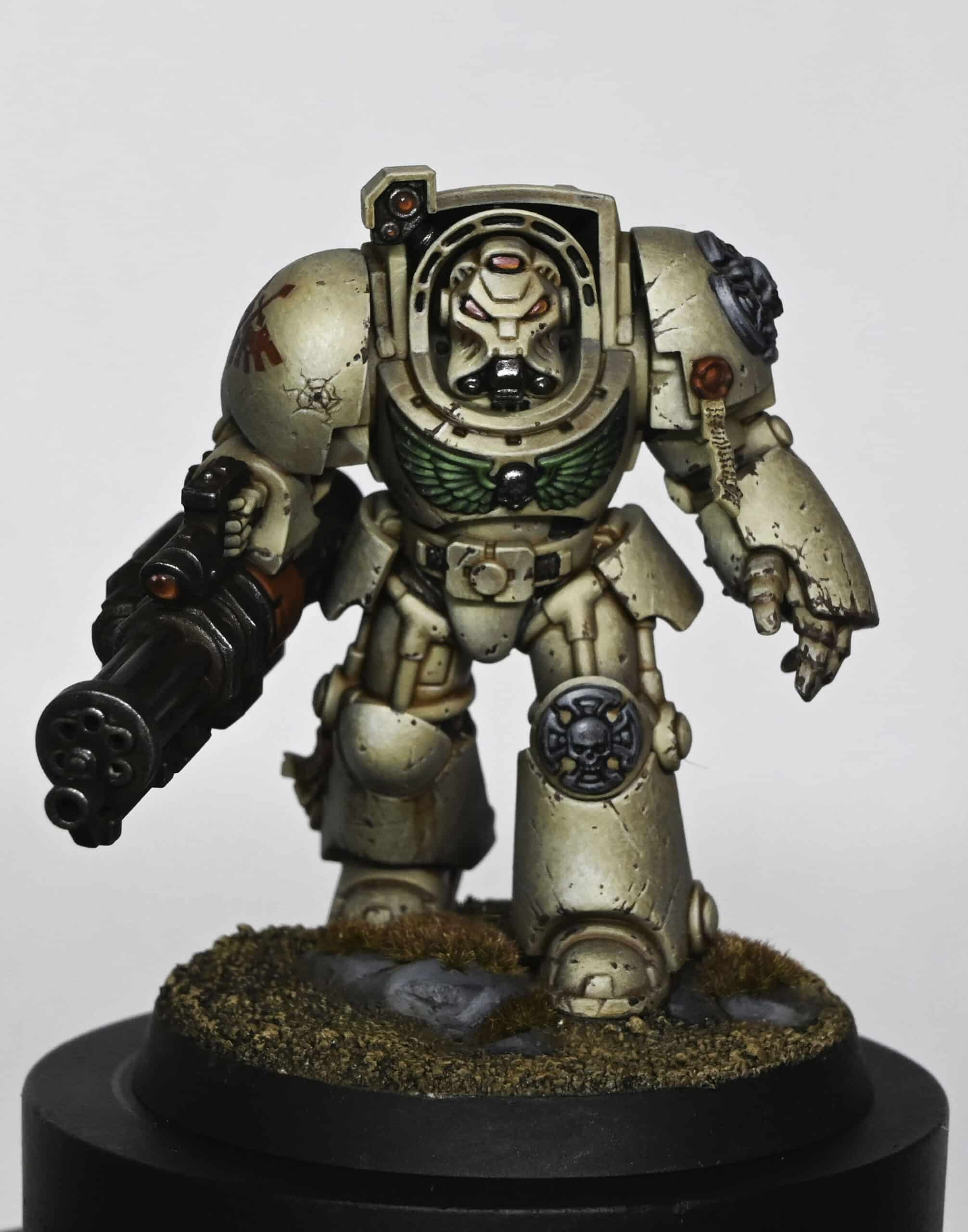 how to paint a Deathwing Terminator