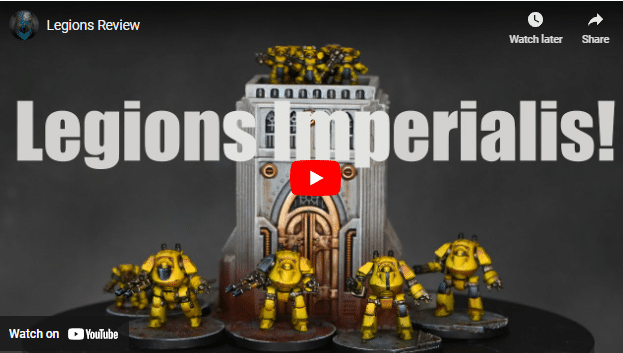 Exploring the new models from Legions Imperialis!