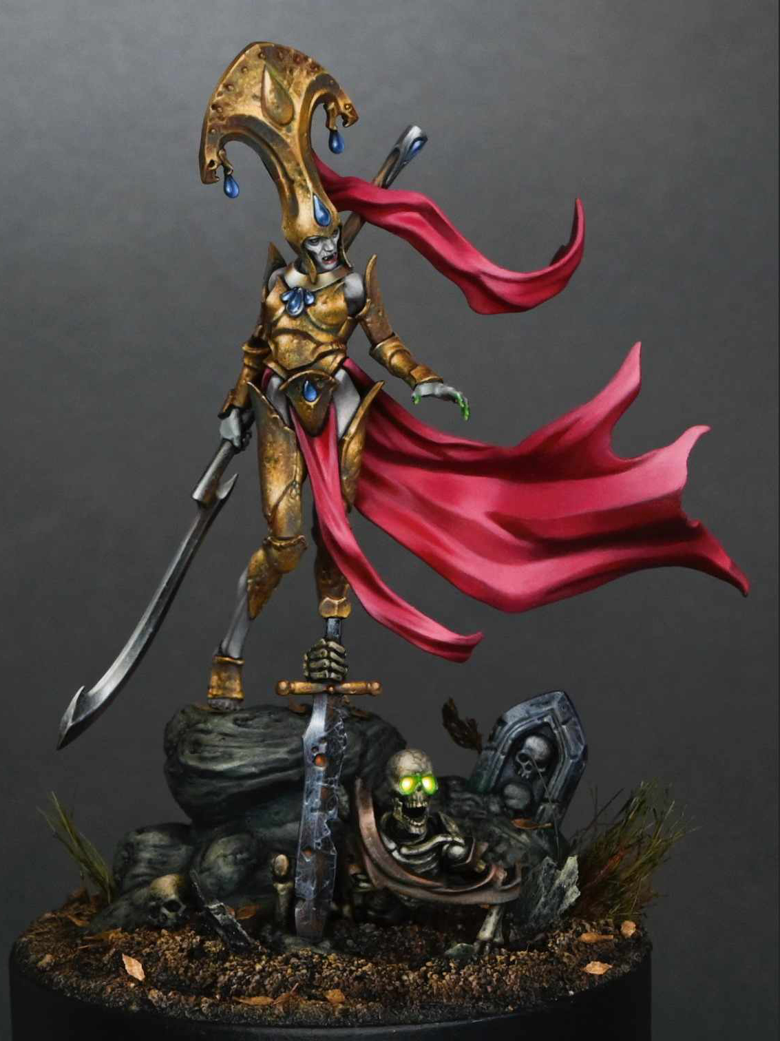 At Adepticon 2024 Golden Demon – Sekhar the Blood Queen!