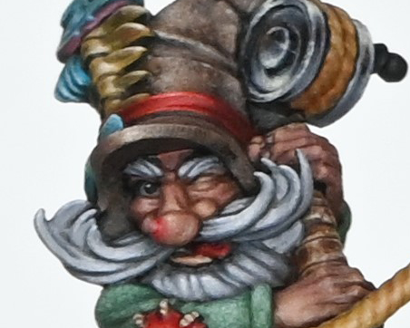 A Gnome Star Player in Blood Bowl, Rodney Roachbait
is a notorious line-man of the Altdorf Park Anglers. 