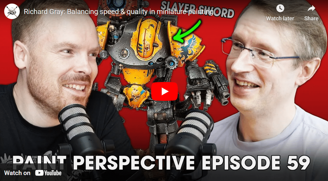 Richard on Paint Perspective – A miniature painting podcast