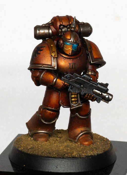 How to Paint an Orange Blood Angel for Movember